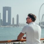 Image of a person looking for yachts for rent in dubai