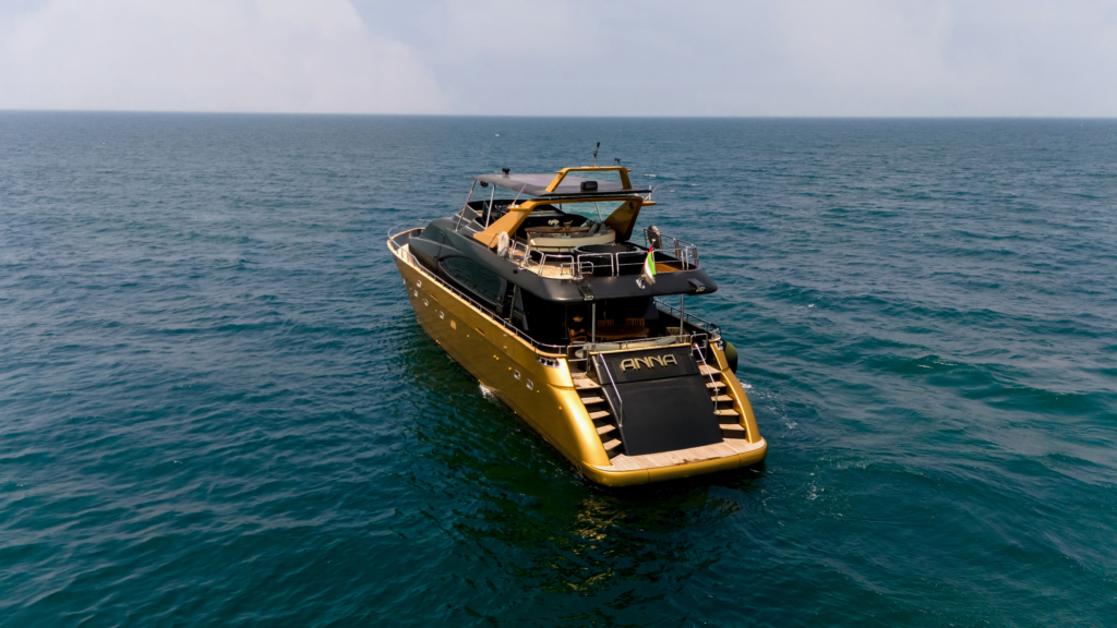 gold yacht
