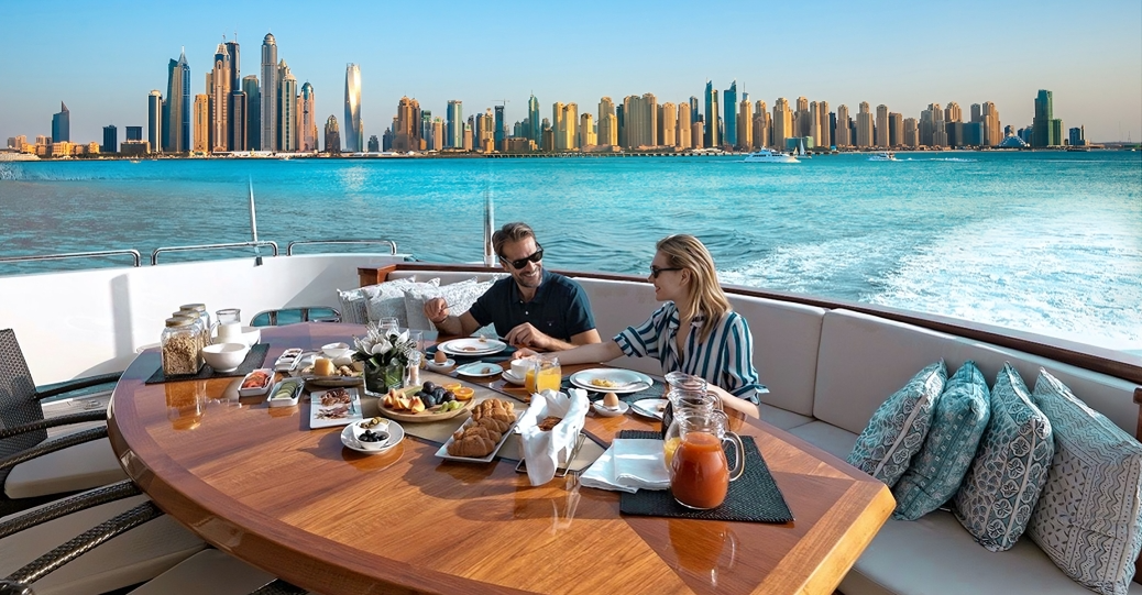 Enjoy a Private Dinner on a Luxury Yacht in Dubai