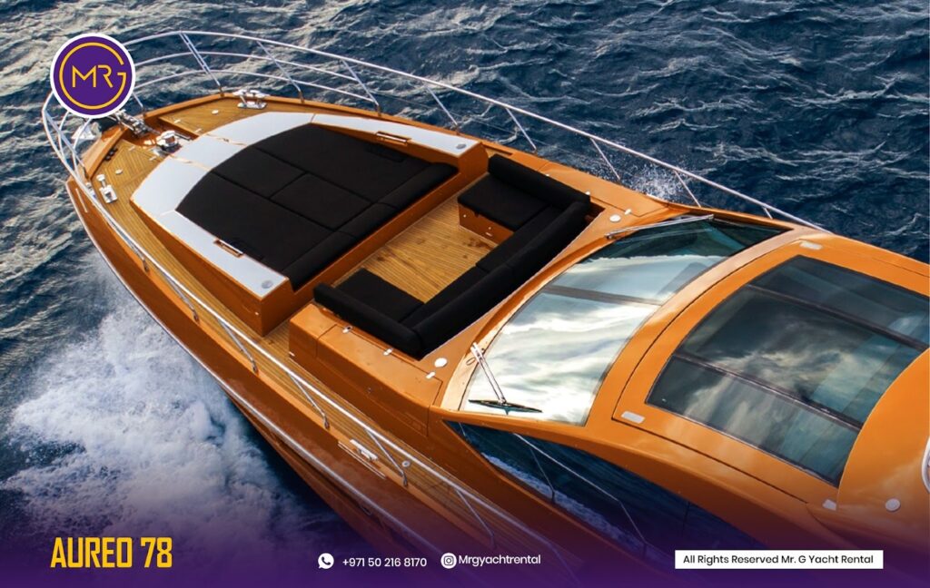 gold yacht/luxury yacht in Dubai
